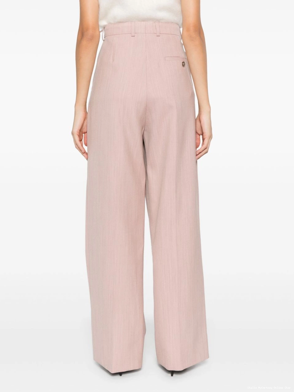 Cheap low-waist Stella McCartney Women straight-leg trousers 0808
